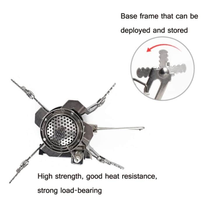 Outdoor Camping Mini Herd Picknickofen mit elektronischem Zündofen integriert – Bild 4