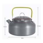 0,8 l tragbare Outdoor-Bergsteigen-Picknick-Aluminium-Teekanne, Wasserkocher, Kaffeekanne, 0.8L – Bild 2