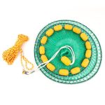 Outdoor-Bücher-Fischnetz 3-Kreis-Falten-tragbarer Fischkäfig-Multi-Float-Seefischerei-Netz – Bild 3