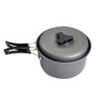 Outdoor Kochgeschirr Camping Set 1-2 Personen Kochgeschirr Hard Thick Alumina Portable Picknick BBQ Antihaft – Bild 3