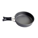 Outdoor Kochgeschirr Camping Set 1-2 Personen Kochgeschirr Hard Thick Alumina Portable Picknick BBQ Antihaft – Bild 4