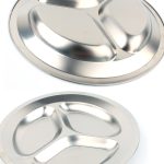 Picknick 3 Gitter Runde Platte Außengrill Nicht magnetisch 201 Edelstahlgitter [spät – Bild 3