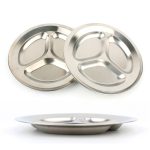 Picknick 3 Gitter Runde Platte Außengrill Nicht magnetisch 201 Edelstahlgitter [spät – Bild 4