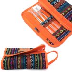 Outdoor Geschirr 12 Stück Anzug Camping Tragbare Edelstahl Essstäbchen Messer Gabel Löffel Zubehör Picknicktasche – Bild 5