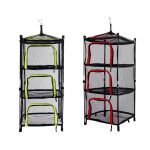 Outdoor Folding Trocknen Net Vier-Schicht Lagerung Korb Lagerung Korb Camping Trocknen Fisch Trocknen Net Rack Hängenden Korb, Four-Layer Storage Basket(Red), Four-Layer Storage Basket(Green) – Bild 2