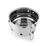 Kleiner Grill Outdoor Edelstahl Tragbarer Grill Gegrilltes Netz Camping Picknick Holzkohle Klappofen – Bild 4