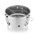 Kleiner Grill Outdoor Edelstahl Tragbarer Grill Gegrilltes Netz Camping Picknick Holzkohle Klappofen – Bild 5