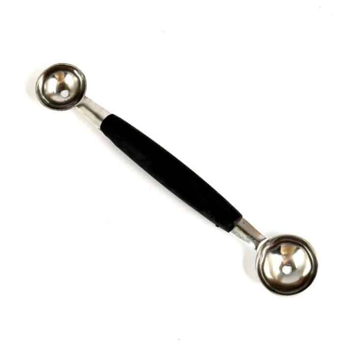 Haushalts-Edelstahl-Doppelkopf-Fruchtgrablöffel – Bild 2