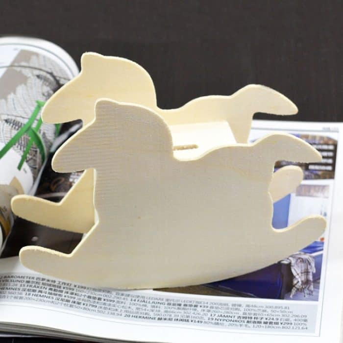 TBD0371690201.jpg Lovely Child DIY Holz-Trojaner-Sparschwein, 14.8x11cm – Bild 1