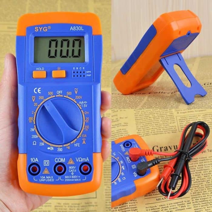 TBD03716989.jpg A830L Schutz Leuchtmittel Mehrzweck-Kapazitätsmesser Digitalmultimeter – Bild 1