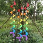 Outdoor Spiral Rainbow Strip Zelt Ornament