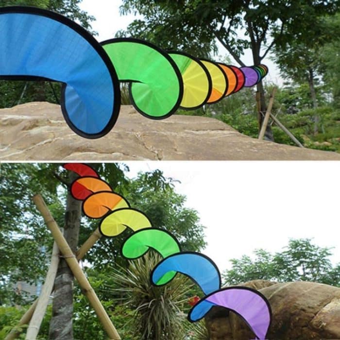 Outdoor Spiral Rainbow Strip Zelt Ornament – Bild 5