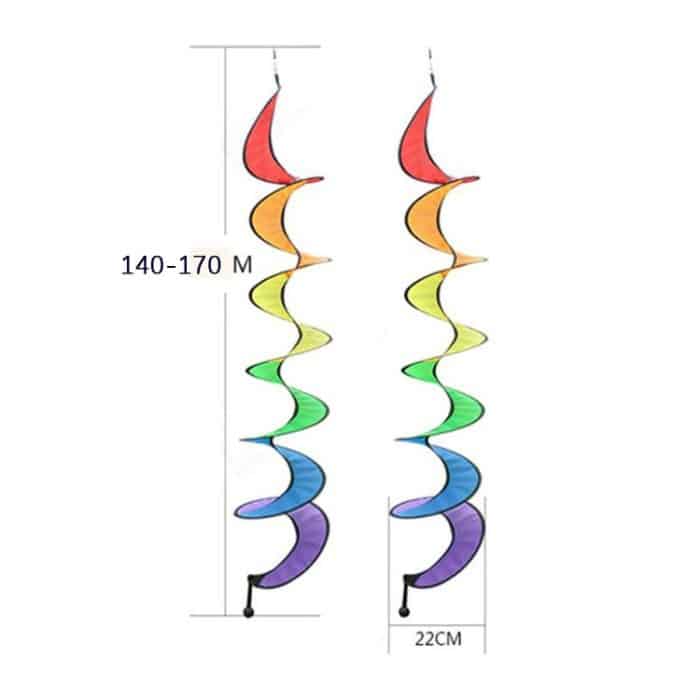 Outdoor Spiral Rainbow Strip Zelt Ornament – Bild 6