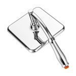 Chrom Duschkopf aus Messing an der Wand – Bild 3