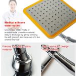 Chrom Duschkopf aus Messing an der Wand – Bild 5