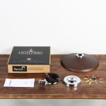 Retro-Kronleuchter für kreatives Persönlichkeits-Dachgeschoss-Arbeitszimmer, without Light Bulb, with 4W LED Light Bulb – Bild 4