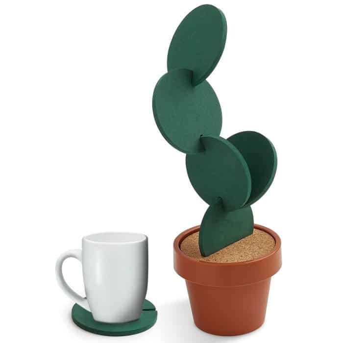 TBD03736241.jpg Neuheit DIY Cactus Coaster Anti-Rutsch-Isolierung Teekissen Home Storage Desktop Multifunktionsdekoration – Bild 1