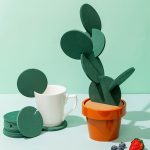 Neuheit DIY Cactus Coaster Anti-Rutsch-Isolierung Teekissen Home Storage Desktop Multifunktionsdekoration – Bild 6