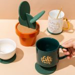 Neuheit DIY Cactus Coaster Anti-Rutsch-Isolierung Teekissen Home Storage Desktop Multifunktionsdekoration – Bild 7