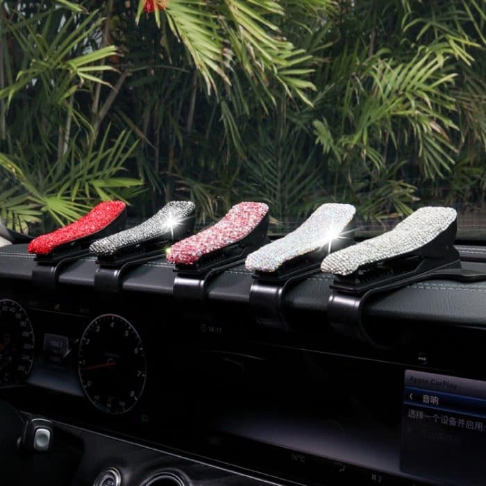 Diamant-Autotelefonhalter, um 360 Grad drehbar, kreative Auto-Armaturenbrett-Handyhalter, Holder(White), Holder(Pink Color Mixing), Holder(AB), Holder(Bright Black), Holder(Red ), Holder(Black Color Mixing), Holder(Pink) – Bild 6