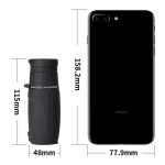 Eyeskey 8X25 Tragbares Monokularfernglas Großfeld-Nachtsichtteleskop bei schlechten Lichtverhältnissen – Bild 2