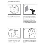 Manueller Seifenspender aus Edelstahl 304 zur Wandmontage, Square Wall-mounted, Round Wall-mounted, Square Table Top, Round Table Top – Bild 5