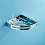 Seifenhalter aus Edelstahl für Badezimmer, Triangle, Square, Triangular Double Layer, Square Double Layer