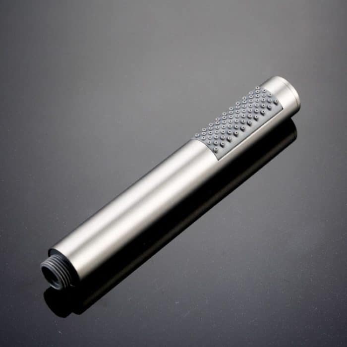 Dreiteiliger Anzug Badezimmer Wassersparende Druckbeaufschlagung Edelstahl-Rundstange Handdüse Duschkopf – Bild 4