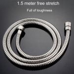 Dreiteiliger Anzug Badezimmer Wassersparende Druckbeaufschlagung Edelstahl-Rundstange Handdüse Duschkopf – Bild 6