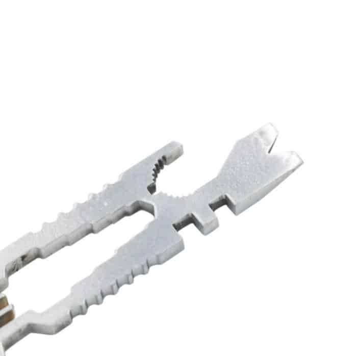 5 Stücke 12 in 1 Edelstahl Multifunktions-Schlüsselanhänger Flaschenöffner Schraubendreher Selbstverteidigung Outdoor-Werkzeuge, Wrench – Bild 2