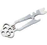 5 Stücke 12 in 1 Edelstahl Multifunktions-Schlüsselanhänger Flaschenöffner Schraubendreher Selbstverteidigung Outdoor-Werkzeuge, Wrench – Bild 4