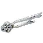 5 Stücke 12 in 1 Edelstahl Multifunktions-Schlüsselanhänger Flaschenöffner Schraubendreher Selbstverteidigung Outdoor-Werkzeuge, Wrench – Bild 5