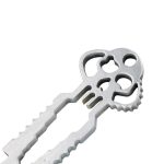 5 Stücke 12 in 1 Edelstahl Multifunktions-Schlüsselanhänger Flaschenöffner Schraubendreher Selbstverteidigung Outdoor-Werkzeuge, Wrench – Bild 6