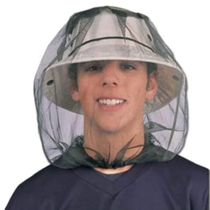 TBD03767954.jpg Anti-Mücke Bieneninsekt Netz Hut Kopf Gesichtsschutz Netzabdeckung Travel Camping Protector – Bild 1