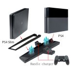 Spielekonsolenkühler und Ladestation mit zwei Griffen für PS4 / PS4 Slim, For PS4 / PS4 Slim – Bild 6