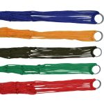 2 Stück 9-strängige Nylonseil-Hängematte, tragbare Camping-Freizeit-Netz-Hängematte, 240x80cm Blue, 240x80cm Green, 240x80cm Orange, 240x80cm Red, 240x80cm Military Green – Bild 2