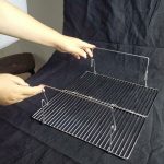 Hebebarer Grill Grill Klappbarer Grill aus rostfreiem Stahl Holzkohlegrill – Bild 6