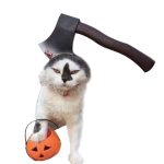 2 PCS Kreative Katze Hund Halloween Lustige Ordentliche Requisiten Stirnband Mit Kapuze Hut, S, M – Bild 2