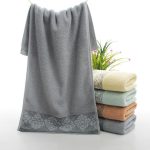 Saugfähiges Handtuch, Gesichtshandtuch, Badezimmer, dickes, weiches Tuch, Wischtuch, 35x75cm – Bild 2