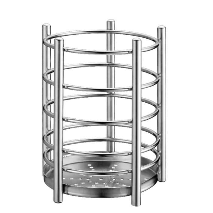 304 Edelstahl Essstäbchen Käfig Abfluss Rack-Messer-Gabel-Aufbewahrungsbehälter Küche Zubehör Chopsticks Box – Bild 2