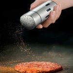 Saucengläser aus Edelstahl, Chili-Gläser, Barbecue-Gewürzbox, Gewürzglas-Set, Small Hole, Large Hole, Mesh  Hole – Bild 7