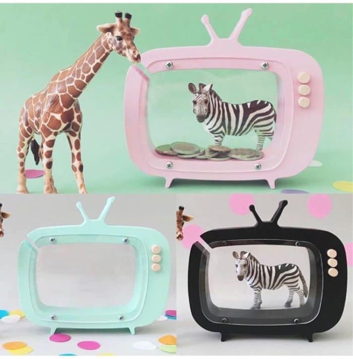 Holz TV Lagertank Kinderzimmer Display Fotografie Requisiten Spielzeug – Bild 3