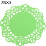 10 PCS Spitze Blume Heißer Untersetzer Silikon Tasse Pad Slip Isolierung Pad Tasse Matte Pad Heißer Getränke Halter