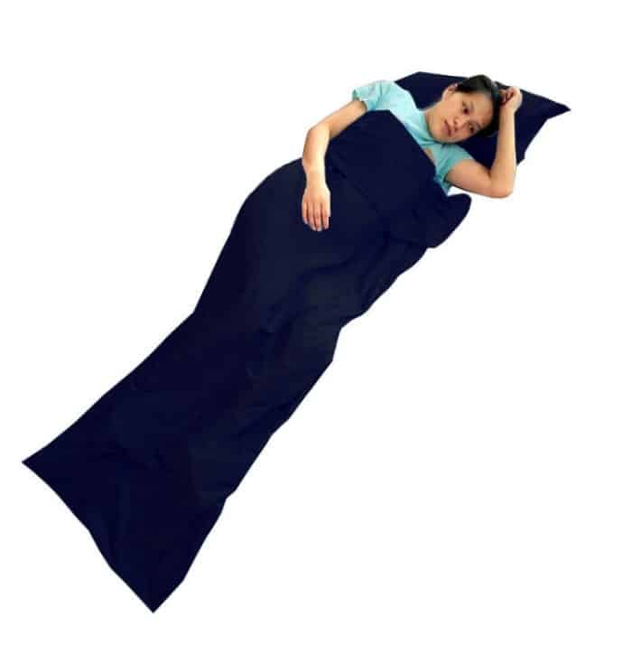 Tragbarer, einfarbiger Umschlag für schmutzige Schlafsäcke im Hotel, zufällige Farbe, 210x120cm, 210x160cm, 210x200cm – Bild 3