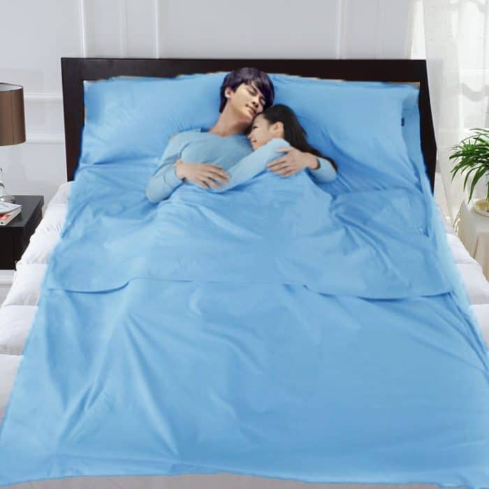 Tragbarer, einfarbiger Umschlag für schmutzige Schlafsäcke im Hotel, zufällige Farbe, 210x120cm, 210x160cm, 210x200cm – Bild 4