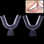 2 PCS Thermoforming Dental Mundschutz Zahnaufhellungsschalen Mundpflege