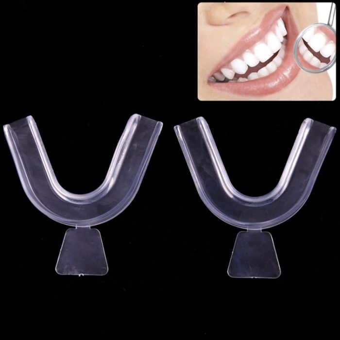 TBD03896013.jpg 2 PCS Thermoforming Dental Mundschutz Zahnaufhellungsschalen Mundpflege – Bild 1