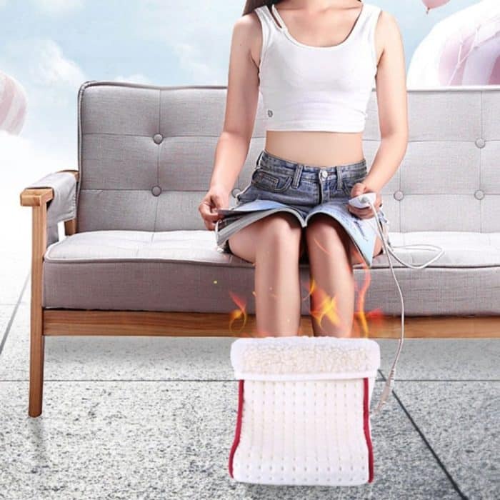 Elektrischer Massagegerät Waschbarer Wärmewärmer Kissen Thermischer Fußwärmer 5 Modi Wärmeeinstellungen – Bild 7