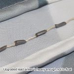 Vorhänge für Badezimmer, wasserdichter Badevorhang aus Polyestergewebe, schimmelresistent, 80x180cm, 80x200cm, 100x180cm, 100x200cm, 120x180cm, 120x200cm, 150x180cm, 150x200cm, 180x180cm, 180x200cm, 200x180cm, 200x200cm, 220x200cm, 240x200cm, 260x200cm... – Bild 6