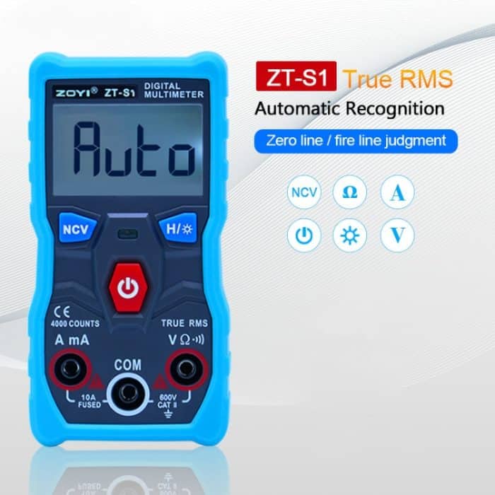 ZOYI ZT-S1 Intelligentes Digitalmultimeter, automatisches Kapazitäts-Amperemeter, ZT-S1 – Bild 6